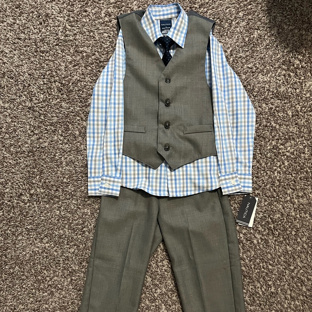 Nautica 4 Piece Set Boys Suit